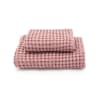 Set di asciugamani viso e ospite in cotone rosa antico 110x60cm