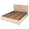 Letto Contenitore 180x200cm Licia Tessuto, Beige