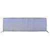 Homescapes - Federa senza bordi in raso a righe, 100% cotone egiziano, standard e king size, in percalle da 330 fili, antiacaro, Cotone, Green, 178 x 255 cm