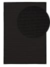 Alfombra sisal negro 80x150