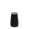 Vase en terre cuite noir naturel H22