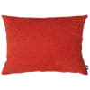 Cuscino rosso arredo in microfibra pelouche 40X60 cm