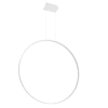 Lámpara colgante blanco acero 3000k alt. 150 cm