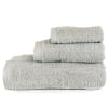 Juego 3 toallas lisas 600 gr/m2 gris 100% algodón