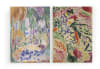 Set 2 Peintures sur toile 60x40 imprimé HD Bois Matisse