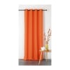 Rideau double natte polyester orange 135x240 cm
