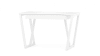 Bureau enfant en pin massif&MDF 120x60 blanc