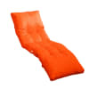 Coussin pour bain de soleil en polyester 185 x55cm orange