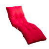 Coussin pour bain de soleil en polyester 185 x55cm rouge