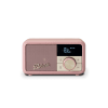 Radio DAB-FM bluetooth portable rétro rose sombre