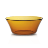 Tulpenförmige Salatschüssel 91 cl aus robustem, goldgelb Glas