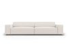 4-Sitzer Sofa aus strukturiertem Stoff, leichtes beige