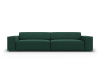 4-Sitzer Sofa aus strukturiertem Stoff, grün
