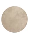 Tappeto rotondo 100% poliammide beige 200 cm