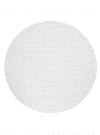 Tappeto rotondo 100% poliammide bianco 200 cm