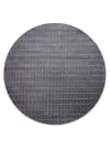 Tappeto rotondo 100% poliammide grigio 200 cm
