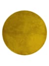 Tappeto rotondo 100% poliammide giallo 200 cm