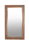 Specchio con cornice di legno di mango