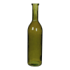 Vase bouteille en verre recyclé vert foncé H75