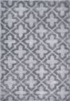 Tapis de salon motif contemporain gris 80x150