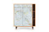 Sideboard klares weiß mit 2 Schubladen und 2 Türen L 94 cm