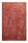 Tappeto in microfibra morbida e densa color mattone screziato 130x190