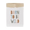 Saco almacenaje de papel blanco born to be wild multicolor 60x70cm
