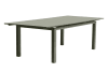 Table de jardin 12 places en aluminium kaki