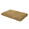 Maxi drap de bain uni en coton bronze 90x150