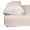 Funda de almohada 135cm 100% algodón beige