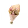 Bouquet de fleurs séchées rose/blanc L