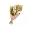 Bouquet de fleurs séchées naturel/blanc L