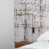 Papier peint panoramique woody blanc 150x250cm