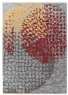 Tapis de salon en polypropylène rouge 160x230 cm