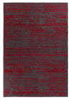 Tapis de salon en polyester rouge 160x230 cm