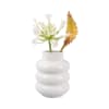 Vase en céramique blanc H 19,5cm