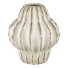 Vase en céramique blanc cassé H28