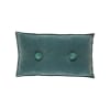 Coussin en coton bleu canard 30 x 50 cm