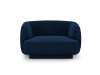 Sessel aus Samt, königsblau