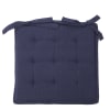 Cuscino per sedia da giardino blu scuro 40x40