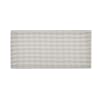 Cabecero infantil tapizado en vichy color gris 110x52cm