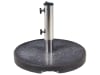 Base para sombrilla de granito negro plateado ⌀ 45 cm