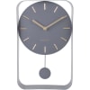 Horloge en métal pendulum gris