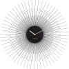 Horloge en métal peony 60 cm noir