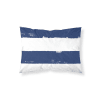 Funda de almohada de satén de 400 hilos azul 50x80 cm