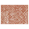 Terrakotta-Außenteppich aus Polypropylen, 160 x 230 cm
