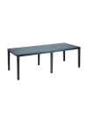 Table d'extérieur anthracite 150x90 cm