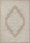 Orientalischer Vintage Teppich Beige/Weiß 200x275