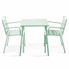Salon de jardin vidaXL Ensemble Bistro 3 Pièces avec Coussins, en Bois d Acacia Massif Salon de jardin vidaXL Ensemble Bistro 3 Pièces avec Coussins, en Bois d Acacia Massif