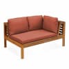 Gartenmöbelset mit 2 Sofas, 1 Sessel und einem Terrakotta-Tisch